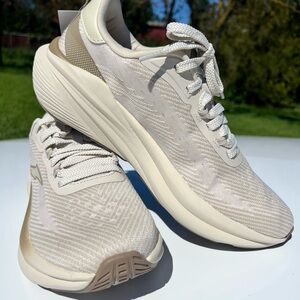 Avia Women's Cream and Tan Running Sneakers without original box